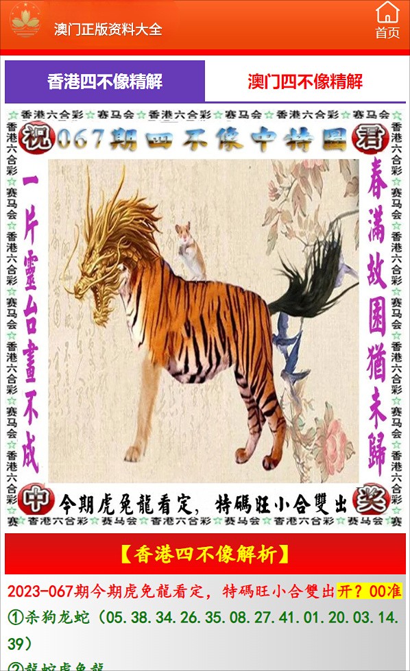 生肖图解读